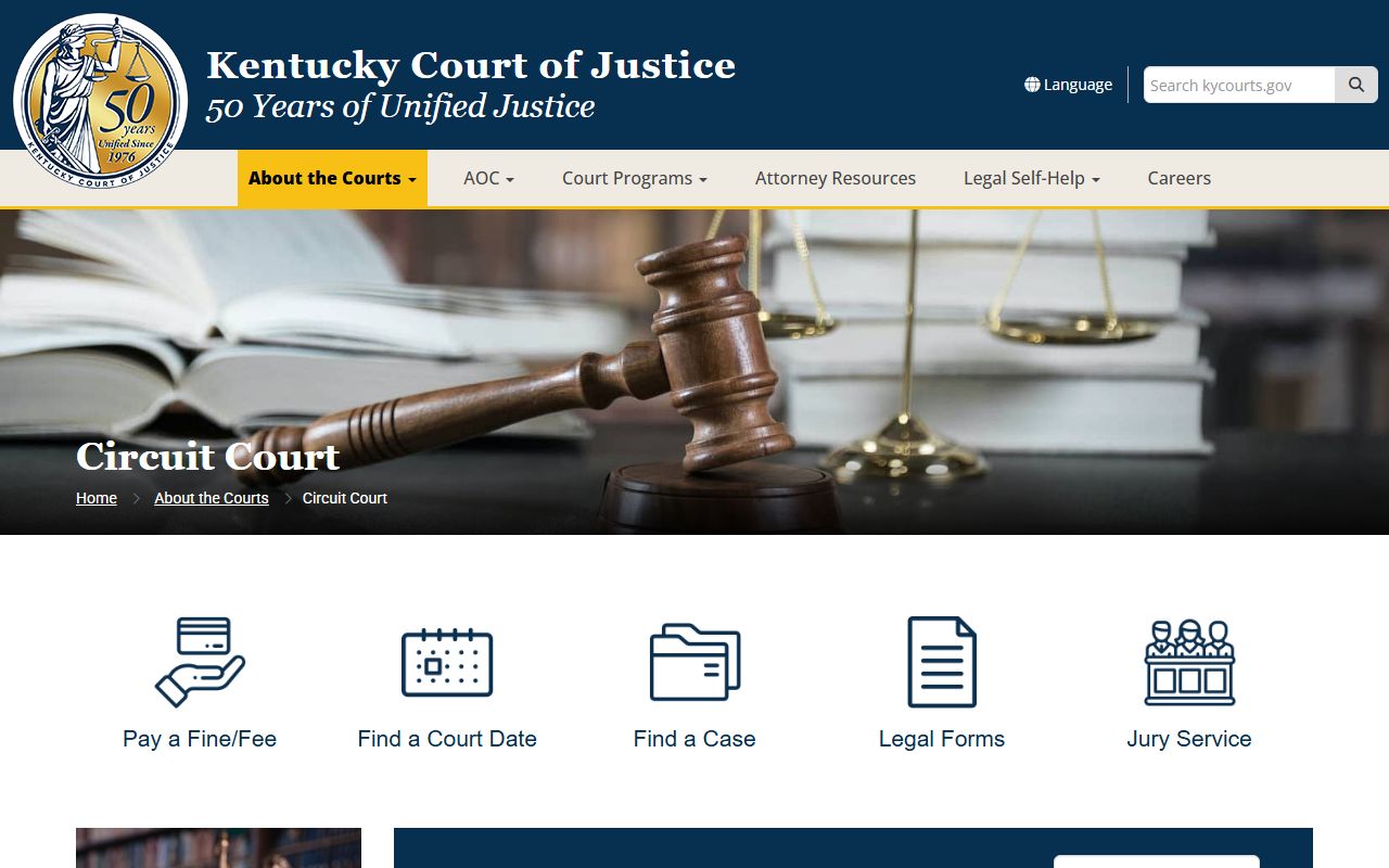 Harlan County Circuit Court records and Kentucky Circuit Court jurisdiction