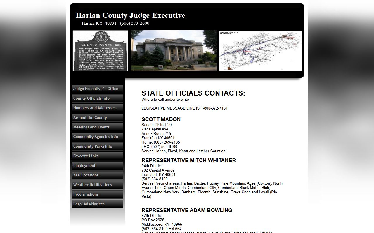 Harlan County court records and local office numbers